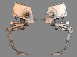 AT-ST Star Wars 3D Модель
