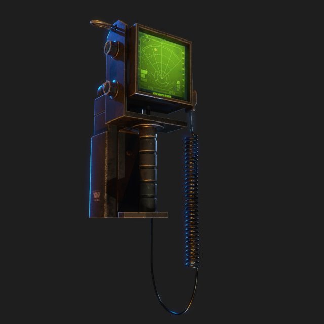 Motion Tracker Aliens 3D Model .c4d .max .obj .3ds .fbx .stl .blend 