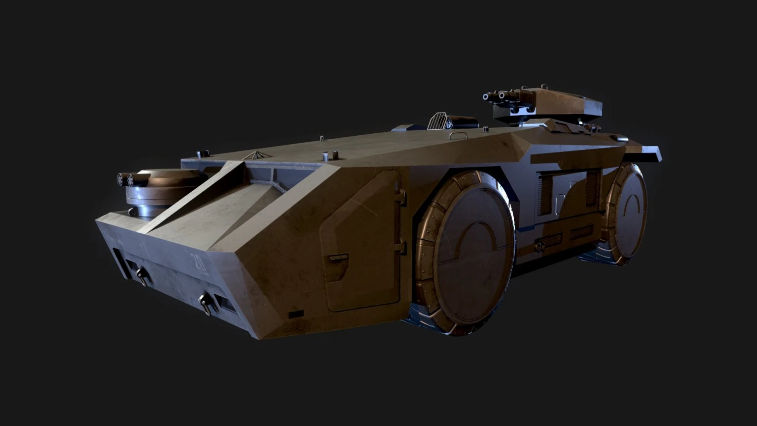 M 577 APC Aliens 3D Modell .c4d .max .obj .3ds .fbx .stl .blend 