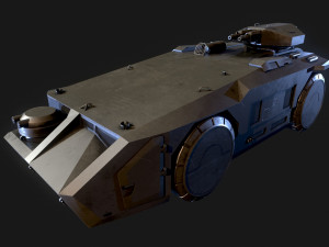 M 577 APC Aliens 3D मॉडल