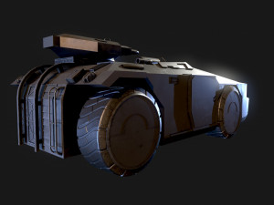 M 577 APC Aliens 3D मॉडल