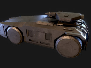M 577 APC Aliens 3D मॉडल