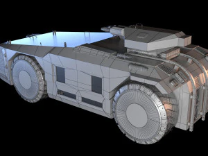M 577 APC Aliens 3D Modell