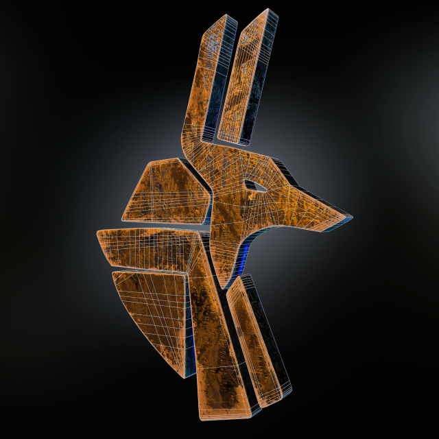 Egyptian symbol Modello 3D .c4d .max .obj .3ds .fbx .stl .blend 