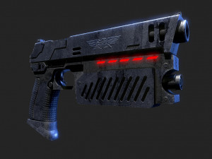 The Lawgiver Judge Dredd Modèle 3D