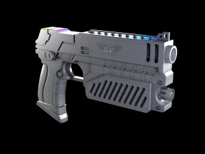 The Lawgiver Judge Dredd Modèle 3D