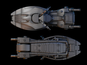 Lawmaster Motorbike Judge Dredd 3Dモデル