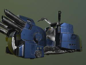 Lawmaster Motorbike Judge Dredd 3Dモデル