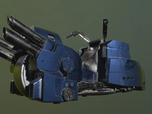 Lawmaster Motorbike Judge Dredd 3D Model