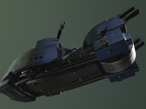 Lawmaster Motorbike Judge Dredd 3Dモデル