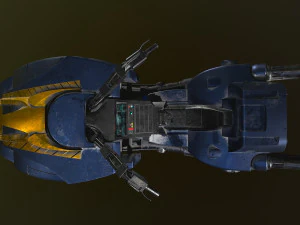 Lawmaster Motorbike Judge Dredd 3D Model