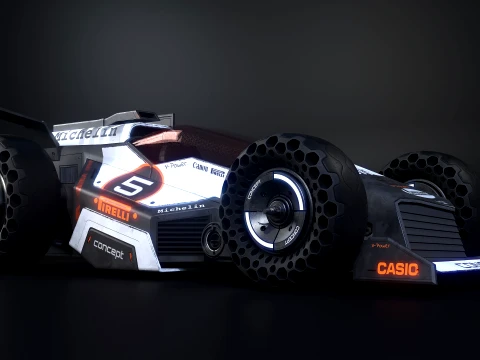 Coche conceptual Modelo 3D