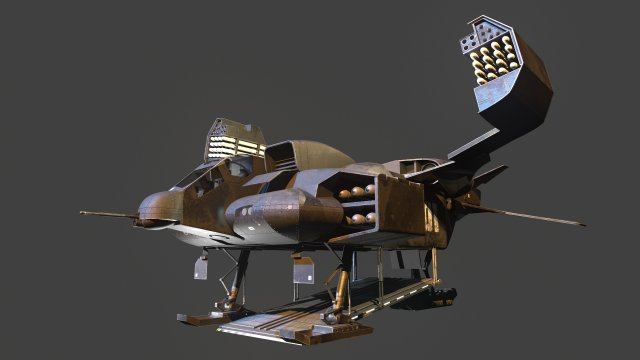 UD4 Cheyenne ALIENS 3D 모델 .c4d .max .obj .3ds .fbx .stl .blend 