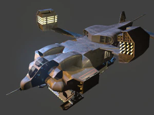 UD4 Cheyenne ALIENS 3D Model
