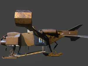 UD4 Cheyenne ALIENS 3D Model
