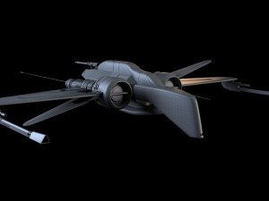 ARC-170 starfighter 3D Model