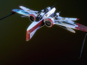 ARC-170 starfighter 3D Model
