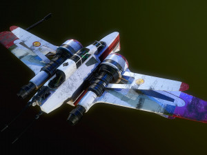 ARC-170 starfighter 3D Model