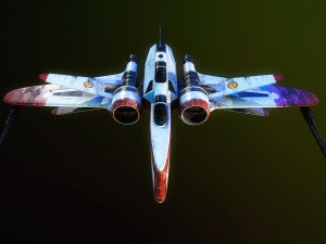 ARC-170 starfighter 3D Model