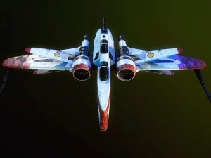 ARC-170 starfighter 3D Model