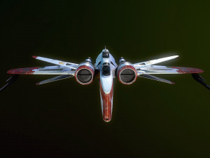 ARC-170 starfighter 3D Model