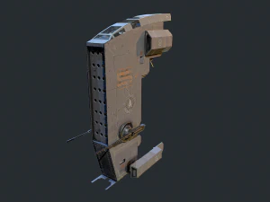 Caccia spaziale Modello 3D