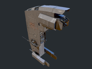 Spacefighter 3Dモデル