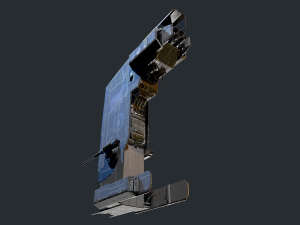 Spacefighter 3Dモデル