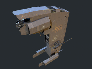 Spacefighter 3Dモデル