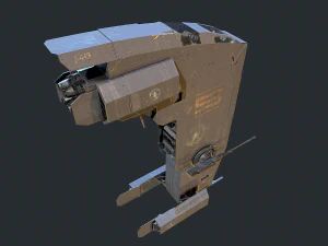 Spacefighter 3D Model