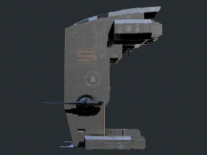 Spacefighter 3D Model