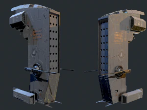 Spacefighter 3D Model