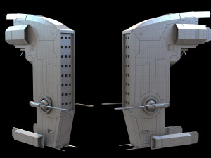 Spacefighter 3Dモデル