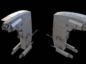 Spacefighter 3Dモデル