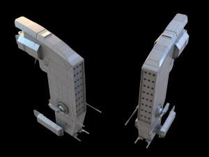 Spacefighter 3Dモデル