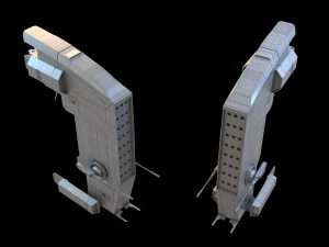 Spacefighter 3D Model
