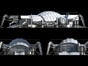 Mars Station 3D Model