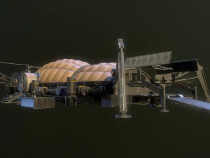 Stazione Marte Modello 3D