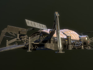 Mars Station 3D Model