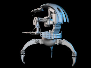 Droideka Star Wars Model 3D