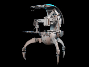 Droideka Star Wars Model 3D