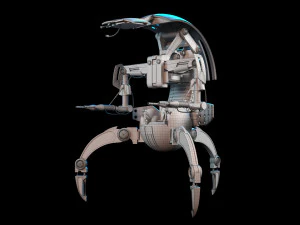 Droideka Star Wars 3D Model