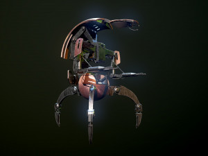 Droideka Star Wars Model 3D