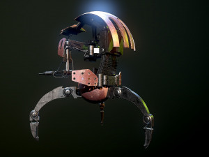 Droideka Star Wars Model 3D