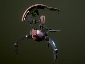 Droideka Star Wars 3D Model