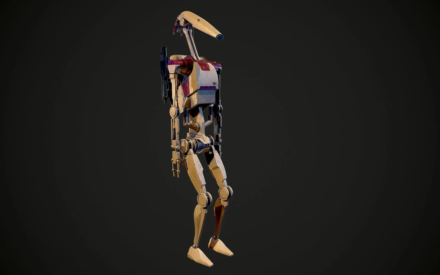Droide de batalla B1 Modelo 3D .c4d .max .obj .3ds .fbx .stl .blend 