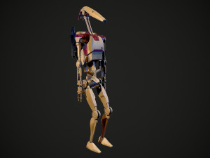 B1 Battle Droid 3D मॉडल