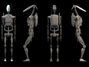 B1 Battle Droid 3D Модель