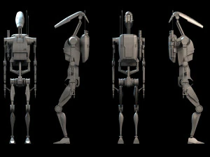 Droide de batalla B1 Modelo 3D