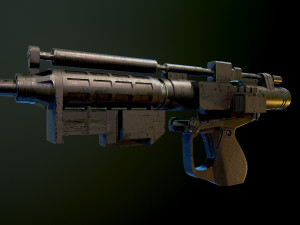 E5 Blaster Rifle Star Wars Modelo 3D